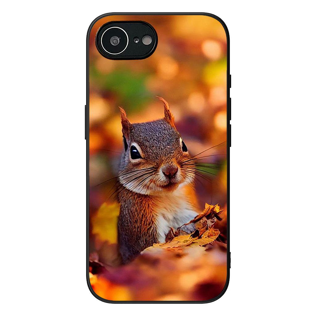Cover for Apple iPhone 16 15 14 Plus 13 12 Mini 17 Pro Max + ProMax 16E Air Phone Case Sika Deer Squirrel