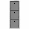 Sideboard with Drawers Concrete Grey 30.5 x 27 x 84.5 cm