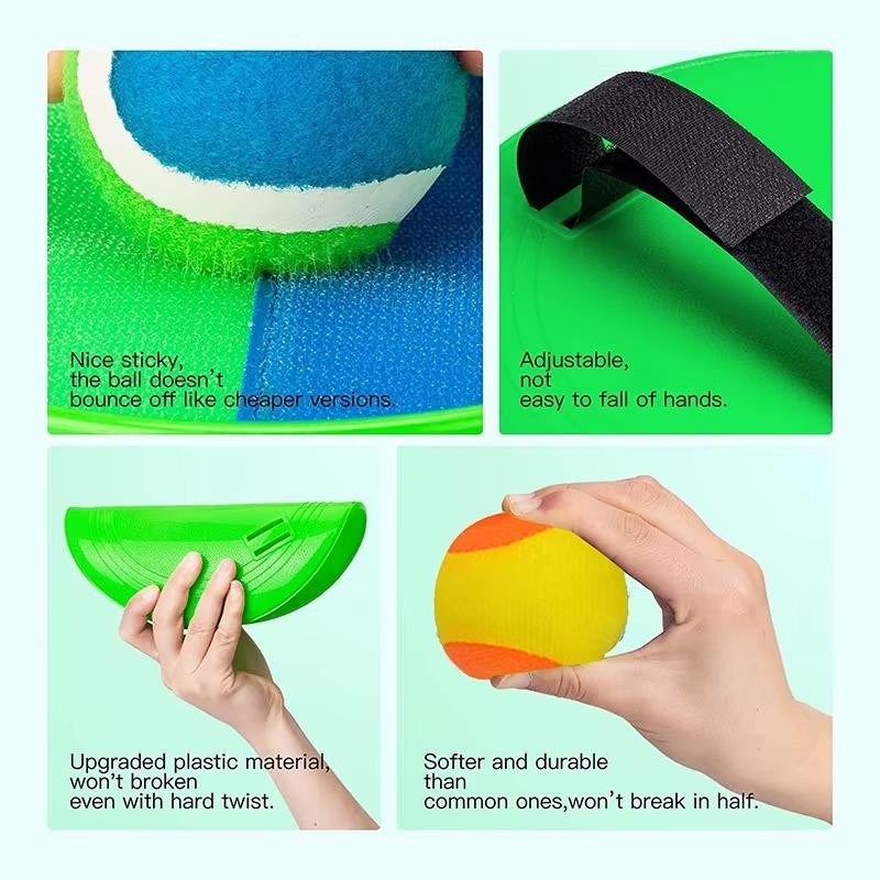 Giocattoli Sportivi per Bambini Lancio e Presa Palla Palle Appiccicose Giocattolo Estivo per Esterno Spiaggia Gioco Multigiocatore Interazione Genitore-Figlio Regali TMZ