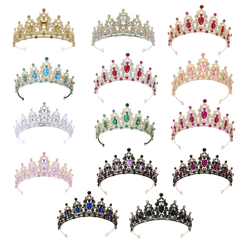 Hochzeit Haar Tiara Kristall Brautkrone Kopfschmuck Modisches Haarband Stirnband Haarschmuck Kopfschmuck Geschenk