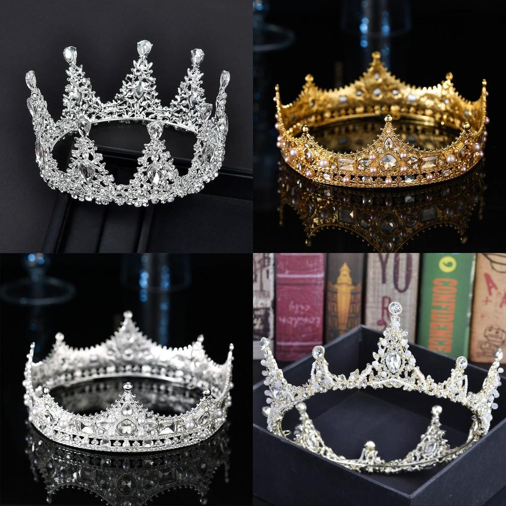 Elegant Bride Crown Headpiece With Water Crystal For Birthday Celebrations