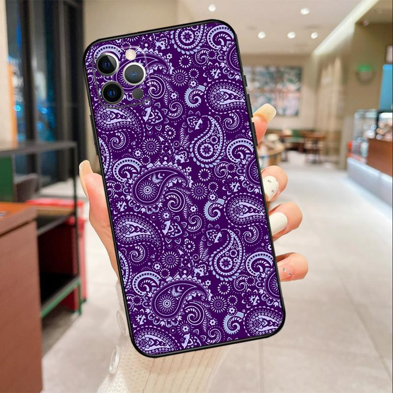 Paisley Pattern Phone Case For iPhone 17 16 15 14 13 11 12 Pro Max mini 16 Plus 16e 17 Air Protective Cover