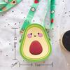 Cute Fruit Children Small Shoulder Bags Fashion Girls Mini Strawberry Crossbody Bags Lovely Kids Jelly Coin Purse Wallet Handbag