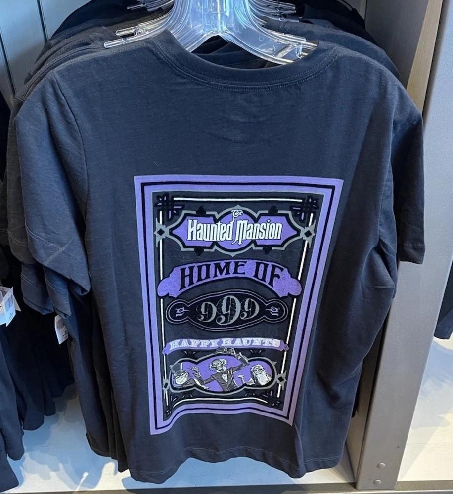 Haunted Mansion 999 Home Of Happy Haunts   2025 Disney Parks Print S 5XL Unisex T-Shirt L