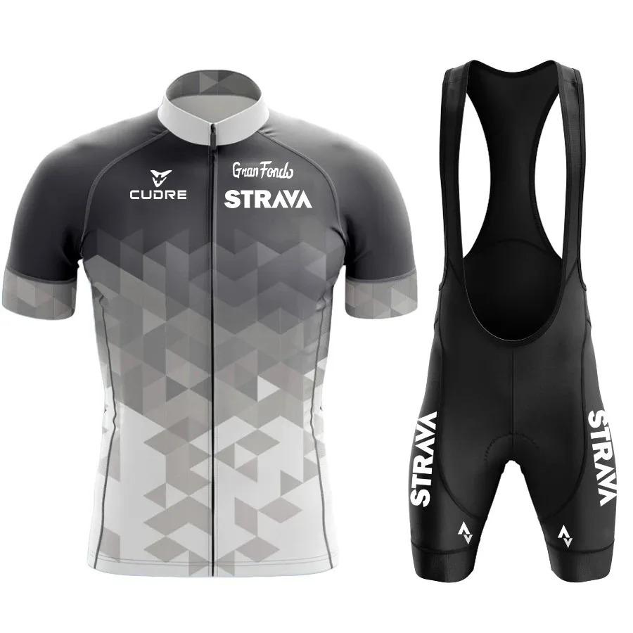 Completo da Ciclismo Estivo a Maniche Corte da Uomo per Mountain Bike Bici da Strada Tuta da Ciclismo Asciugatura Rapida Traspirante