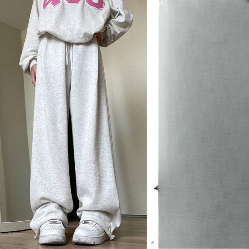 

Новые повседневные брюки с эластичной талией, женские, с высокой талией и зауженные, американский дизайн, универсальные спортивные длинные брюки XXL