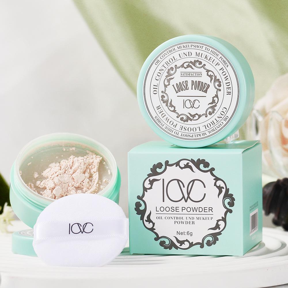 

Tri-Color Setting Powder: Waterproof, Oil Control, Long-Lasting Concealer 6g
