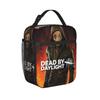 Deads by Daylights Insulated Lunch Bags Portable Video Games Reusable Cooler Bag Lunch Box Tote Work Outdoor Food Handbags