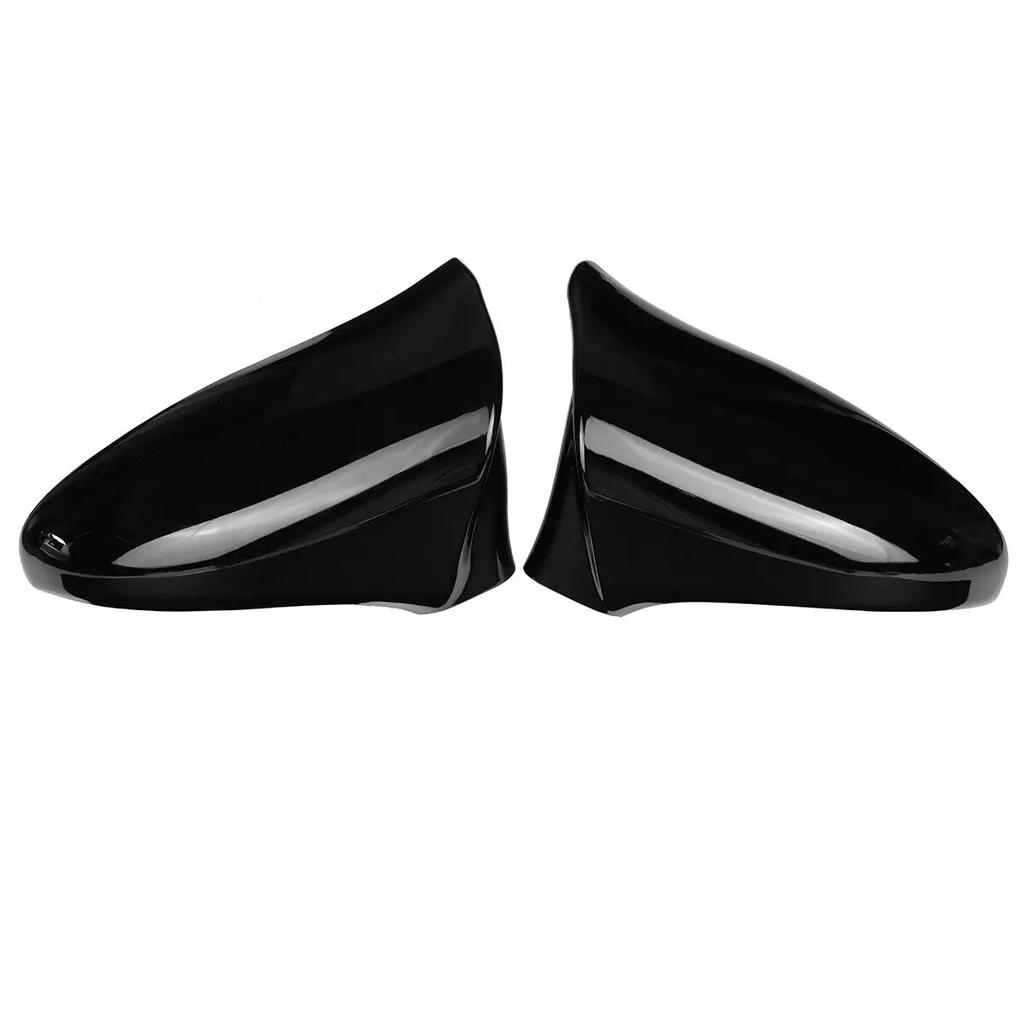 1 Pair Glossy Black Car Side Door Rearview Mirror Cover For LEXUS CT 2009-2022 Side Wing Mirror Shell Decoration Cover