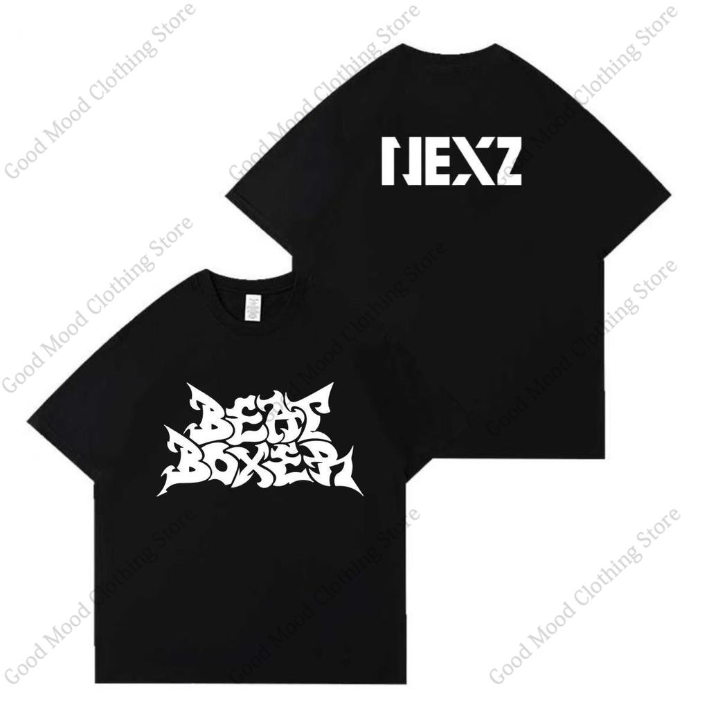 NEXZ Beat Boxer T Shirt Kpop Fashion Same hip hop Letter Print Tshirt High Quality Cotton Short Sleeve Tee Tops fans Clothes