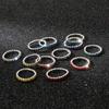 Single Row Rhinestone Ring, Elastic Ring, Diamond-Set Ring, Mixed Batch Elastic Ring