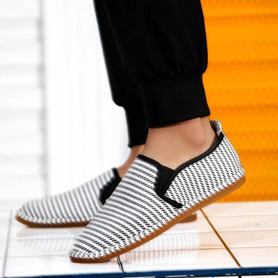 Sommer Angel Schuhe Faule Leinwand Hanfseil Alte Peking Stoffschuhe Herren und Damen Gras Gewebte Flache Schuhe