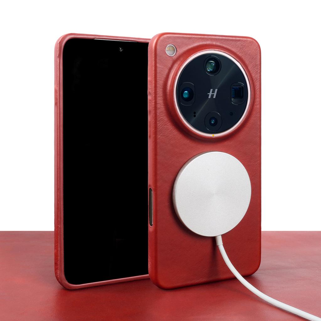 Voor Magnetische Echt Lederen Hoesje Voor OPPO Find X9 Pro X8 Ultra X6 Pro X7 Ultra RENO 9 Pro Plus Telefoon Achterkant Hoesje
