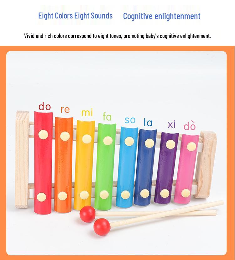 Jouets d'Éducation Précoce Montessori pour les Âges 0-3: Labyrinthe de perles, Enfilage de perles, Blocs à empiler, Pegboard, Ver à tordre, et Piano musical éducatif