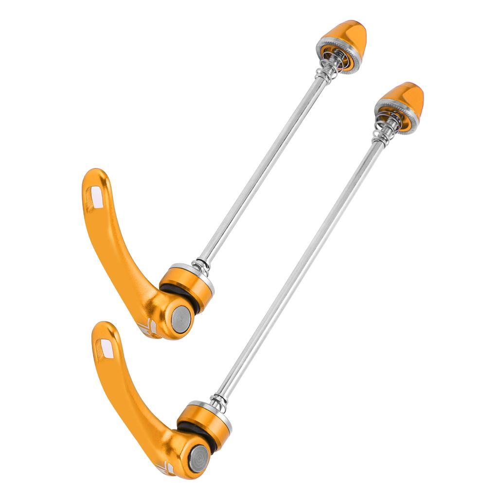 Bolany Bicycle Hub Quick Release Skewer Lever Aluminum Alloy 100mm Rear 135m M Rear PartsGold