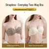 Strapless Push-Up Half-Cup Bandeau Bra – Non-Slip, Anti-Sag, Sexy Off-Shoulder Design