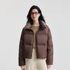 BINJORA Women's Short Stand-Collar 95 Duck Down Puffer Jacket