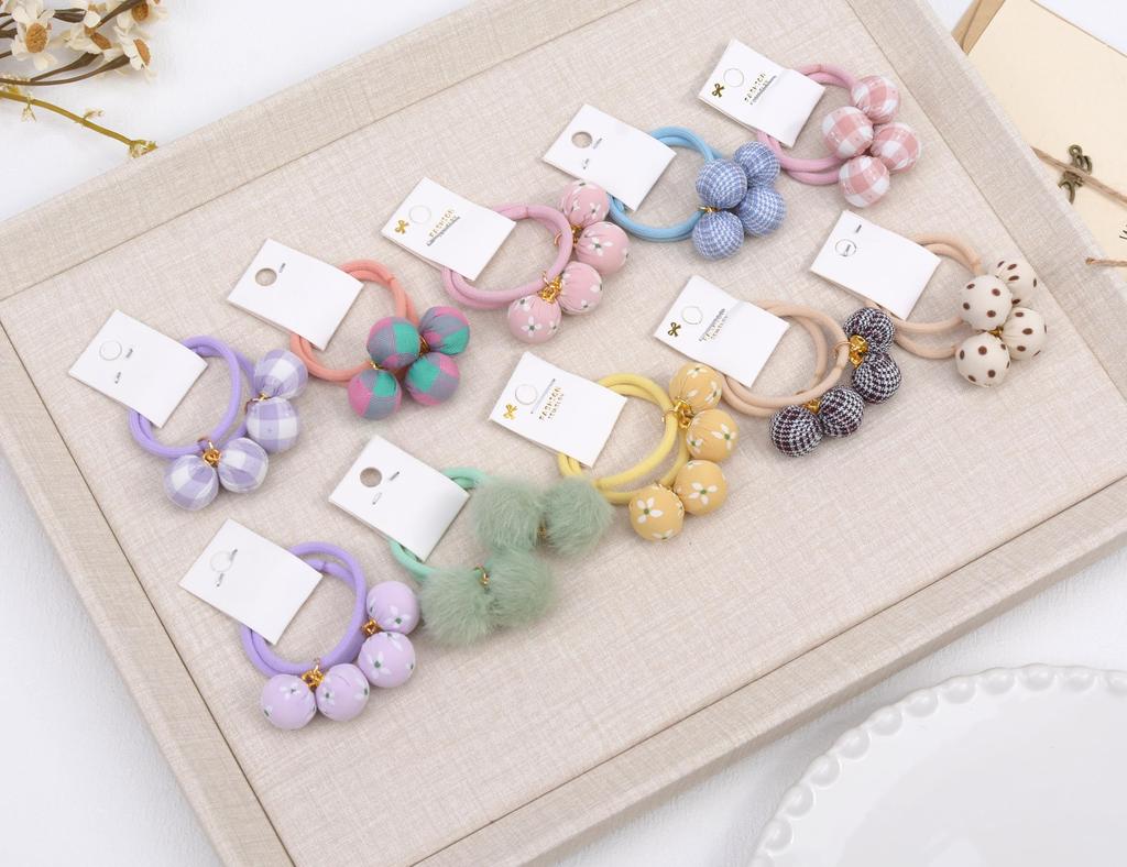 BIANHUAN Haargummis Kinder Bonbons 20-teiliges Set Haarschmuck Haargummis Kinder Mädchen Babyband Baby Haarschmuck Bunte Haarspange Süße Krone