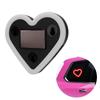 Solar-powered Heart-shaped LED Ambient Light For Car Interior Decoration, Heart-shaped Neon Decorative Light.