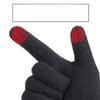 Knitted Gloves Men's Winter Double Layer Plus Velvet Thickened Arctic Velvet Cold Proof and Warm Wool Touch Screen Gloves