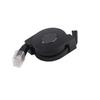 1pc New 1m 2m Adjustable Retractable CAT6 RJ45 Lan Network Cable Cord Black