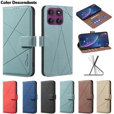 G05 G15 G35 G55 G75 5G Klapphülle RFID Leder Buch Funda für Motorola Moto G84 G54 Power G34 G24 G14 G04 G13 G23 G53 G73 15 Hülle