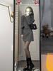 (original Quality) Woolen Suit Skirt, Autumn and Winter New Temperament, Small Short Coat, Two Women's Skirts