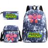 Monster Concert My Singing Monsters Three-Piece Schoolbag Backpack Large Capacity Student Schoolbag