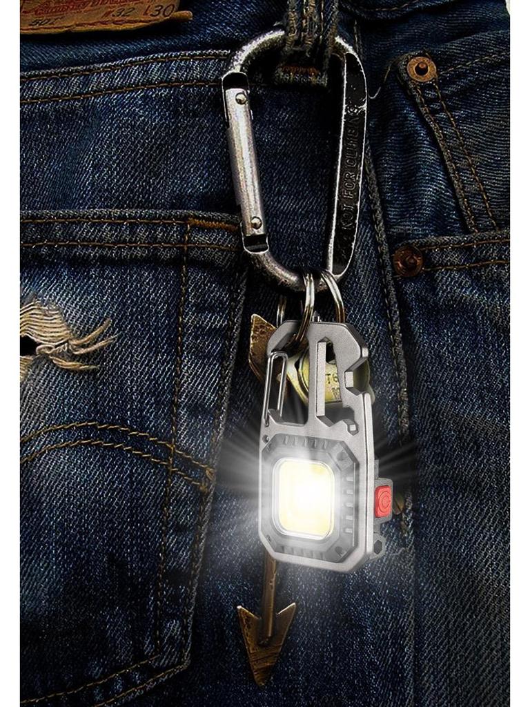 Ultra-Bright LED Keychain Multi-Function Emergency & Outdoor Flashlight