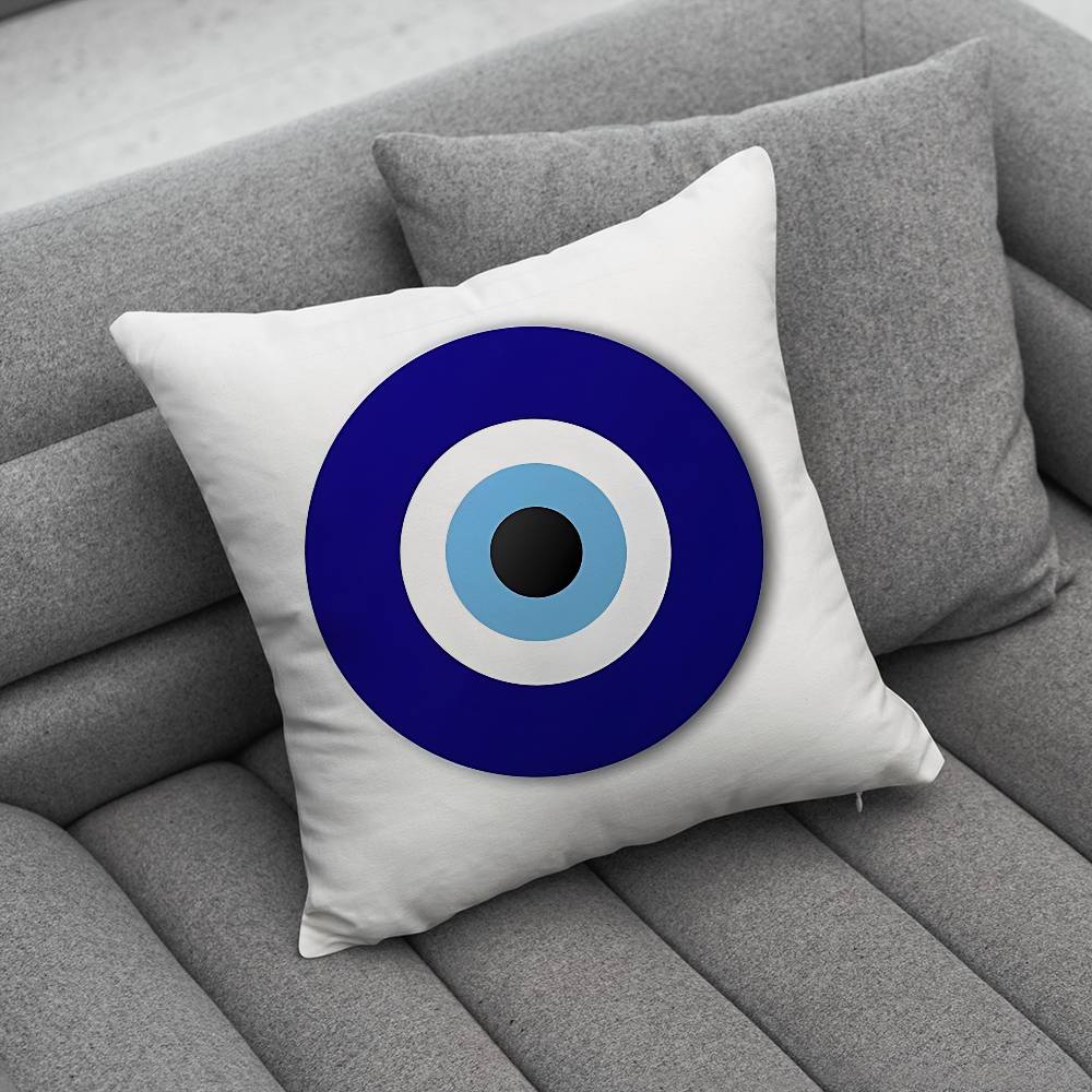 LLucky Blue Evil Eye Pillow Case Pillowcase Home Sofa Cushions Car Cushions Pillowcover Office Pillowshell Pillow