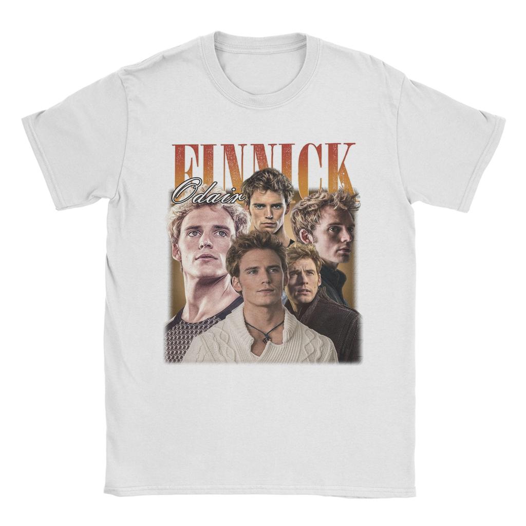 The Hunger Games Finnick Odair T Shirts Men 100 Cotton Amazing TShirts Round Collar Tee Shirt Short Sleeve Tops New Arrival