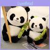 Bamboo Panda Hugging Shoots Plush Toy Animal Stuffed Doll Decoration Kids Gift