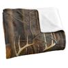 JQ Licensing Silky American Flag Deer Supersoft Blanket