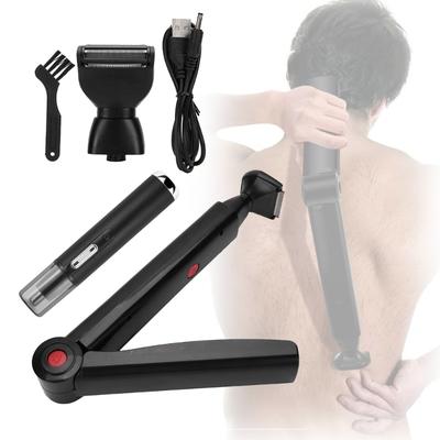 Adjustable Back Hair Remover With 46Cm Extendable Handle And 180 Degree Rotation For Smooth Shaving