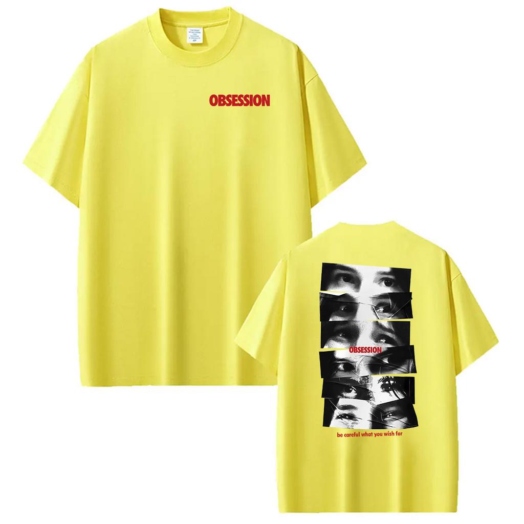 Movie Obsession Nikki Eyes Graphic T Shirts Men Women's Harajuku Vintage Oversized T-shirt 100% Cotton T-shirts Streetwear