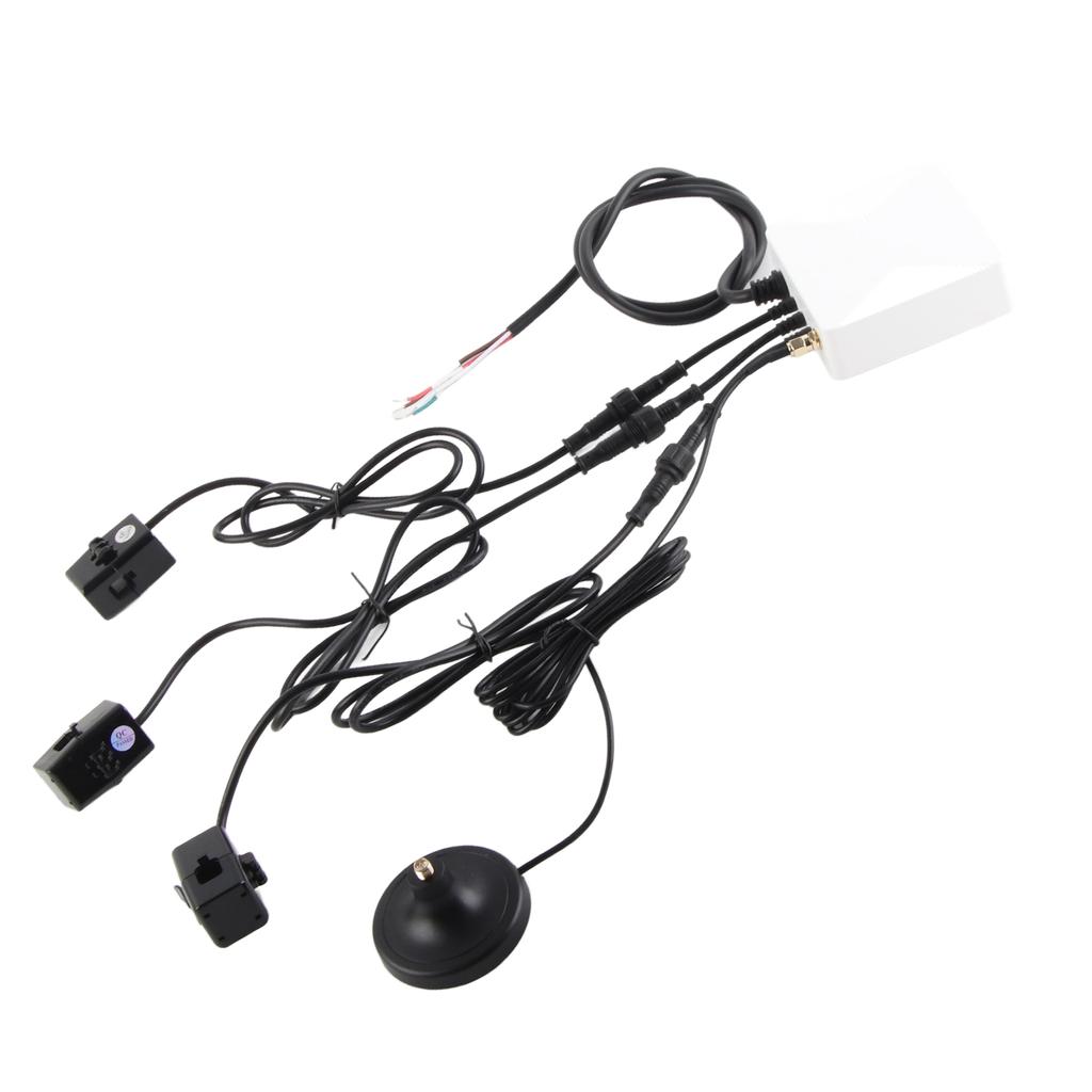 3-fazowy inteligentny monitor energii z 3 czujnikami prądowymi 200A na poziomie obwodu Domowy licznik energii elektrycznej WiFi 100?240V