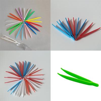 Děti Diy Beauty Pinzety Vícebarevné Jednorázové pinzety Loket 20 kusů Plastová spona Hračka Plastové Samostatné balení