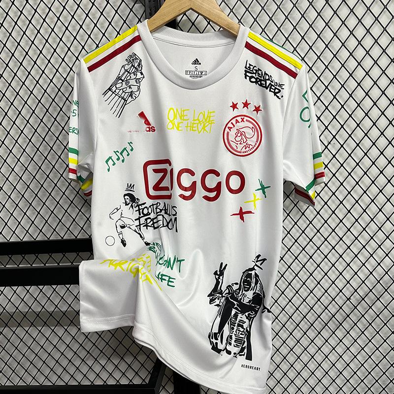 Maglia Ajax Edizione Tifosi Ajax Maglia da Calcio Edizione Partita Top Edizione Anniversario