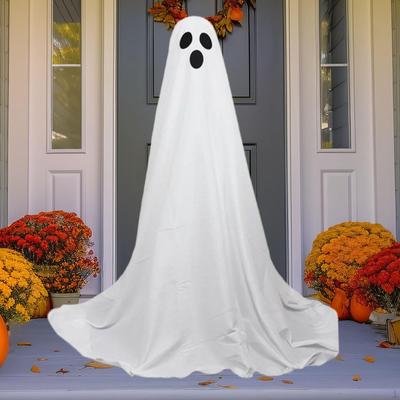 Halloween Apparition Light Lighted White Cloth Ghost Outdoor Decoration Durability Mystery