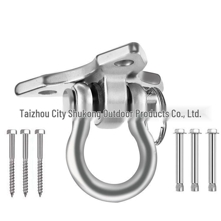 360° Rotating Stainless Steel Swing Hook for Outdoor Hammock or Swing Chair
