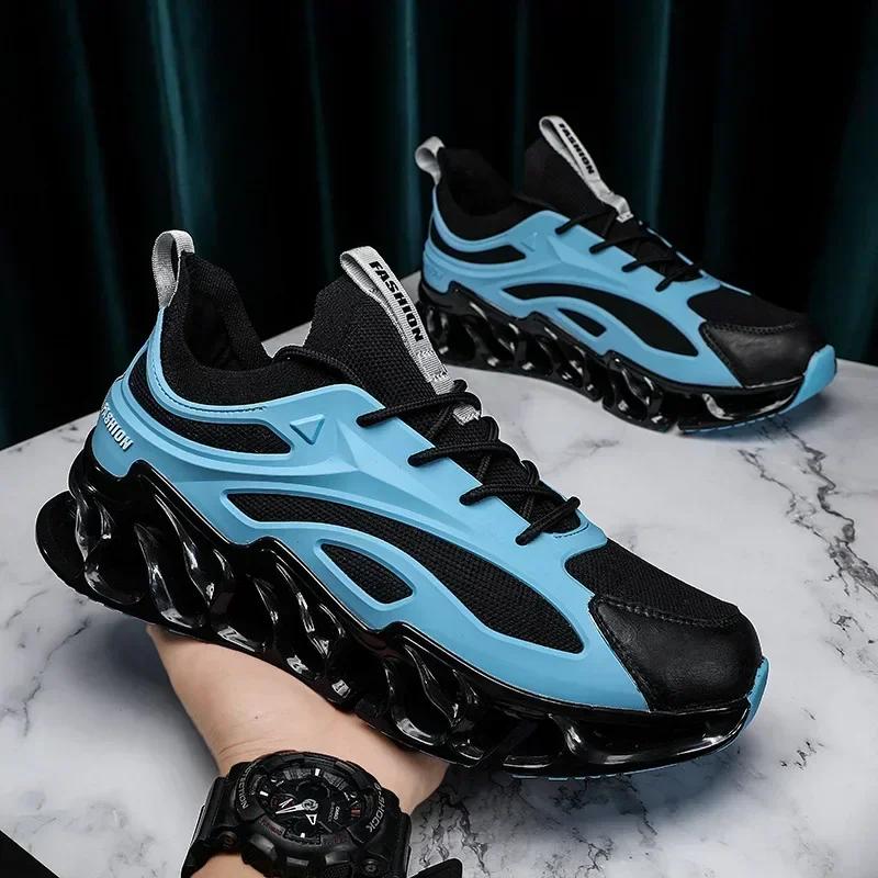 

Fashion Spring and Autumn New Men s Sneakers Fashion Trend Versatile Casual Shoes Mesh Breathable Lightweight Sports Running Shoes 46