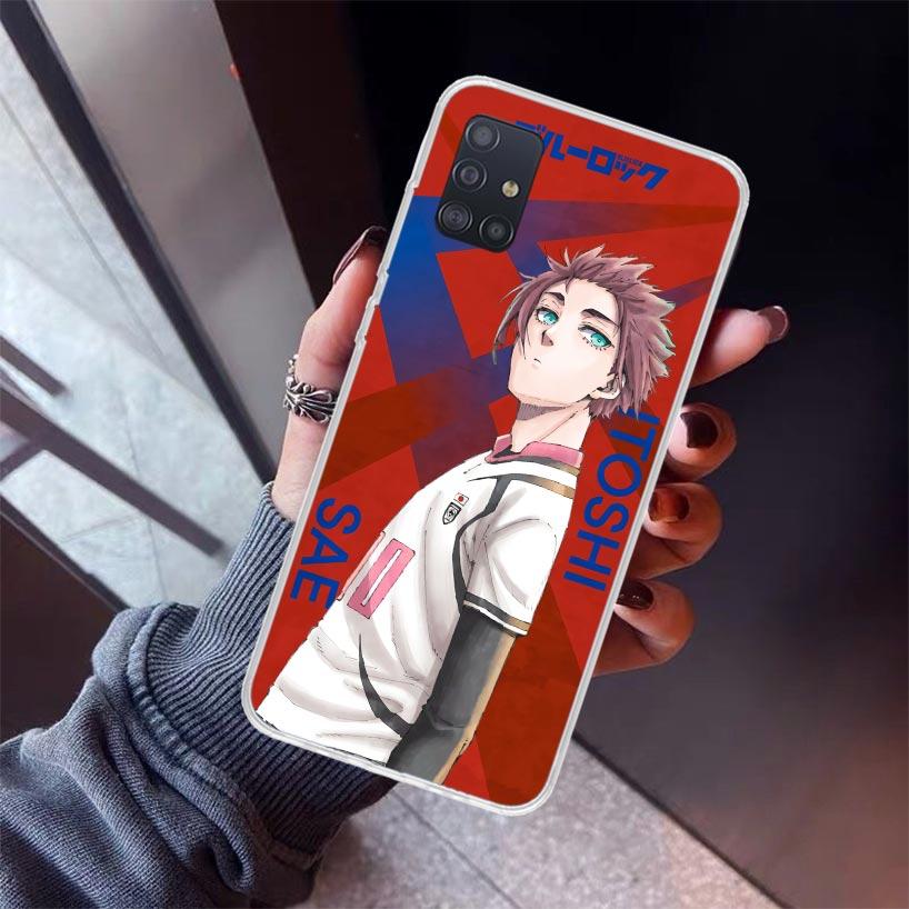 Heißer Anime Blue Lock Handyhülle Für Samsung Galaxy A52 A51 A50S A32 A22 A12 A02S A72 A71 A31 A70 A30S Note 20 Ultra 10 Plus S10 G