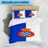 3PCS Football Espanyol Design Bedding Set,Including 1pc Duvet Cover And 2pcs Pillowcases Perfect for Bedroom, Dormitory, Fan Christmas gift