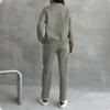 Women's 2 Piece Color Casual Sportswear Long Pants Set