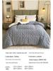 Double-Sided Quick-Heating Lambswool Fleece Winter Quilt for Single/Double Beds