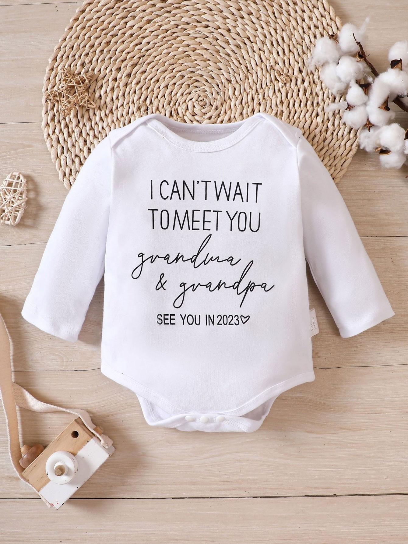 

Baby 2023 Детское боди Милое боди для малышей Боди с длинными рукавами 12-18m белый