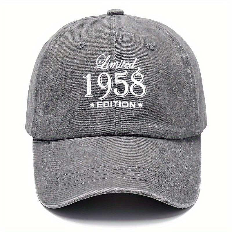 pc Adjustable washed cap with meter and fashionable letter print pattern suitable for outdoor travel camping parties