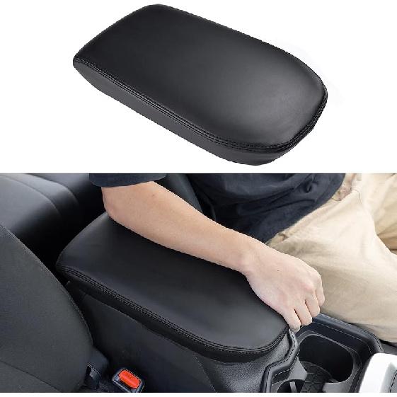 JDMCAR Center Console Armrest Cover For 2025 Toyota RAV4 Accessories 2024      Leather Middle Console Lid Cover Pad Protector Elbow Arm Rest Covering