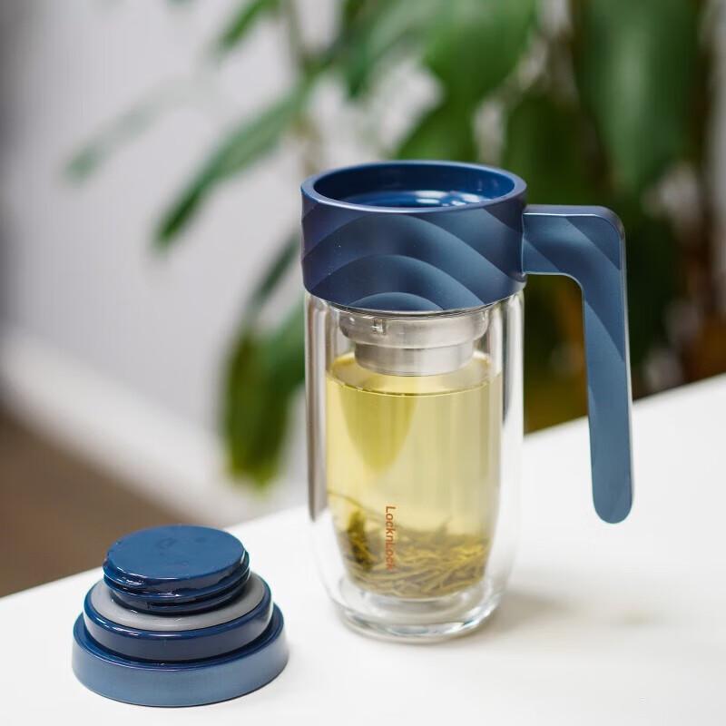 LOCK&LOCK Heat-Resistant Double-Layer Glass Tea Cup
