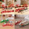 Wooden Train Christmas Ornament Merry Christmas Decoration For Home Table 2026 Xmas Gifts Noel Natal Navidad New Year 2026 Gifts